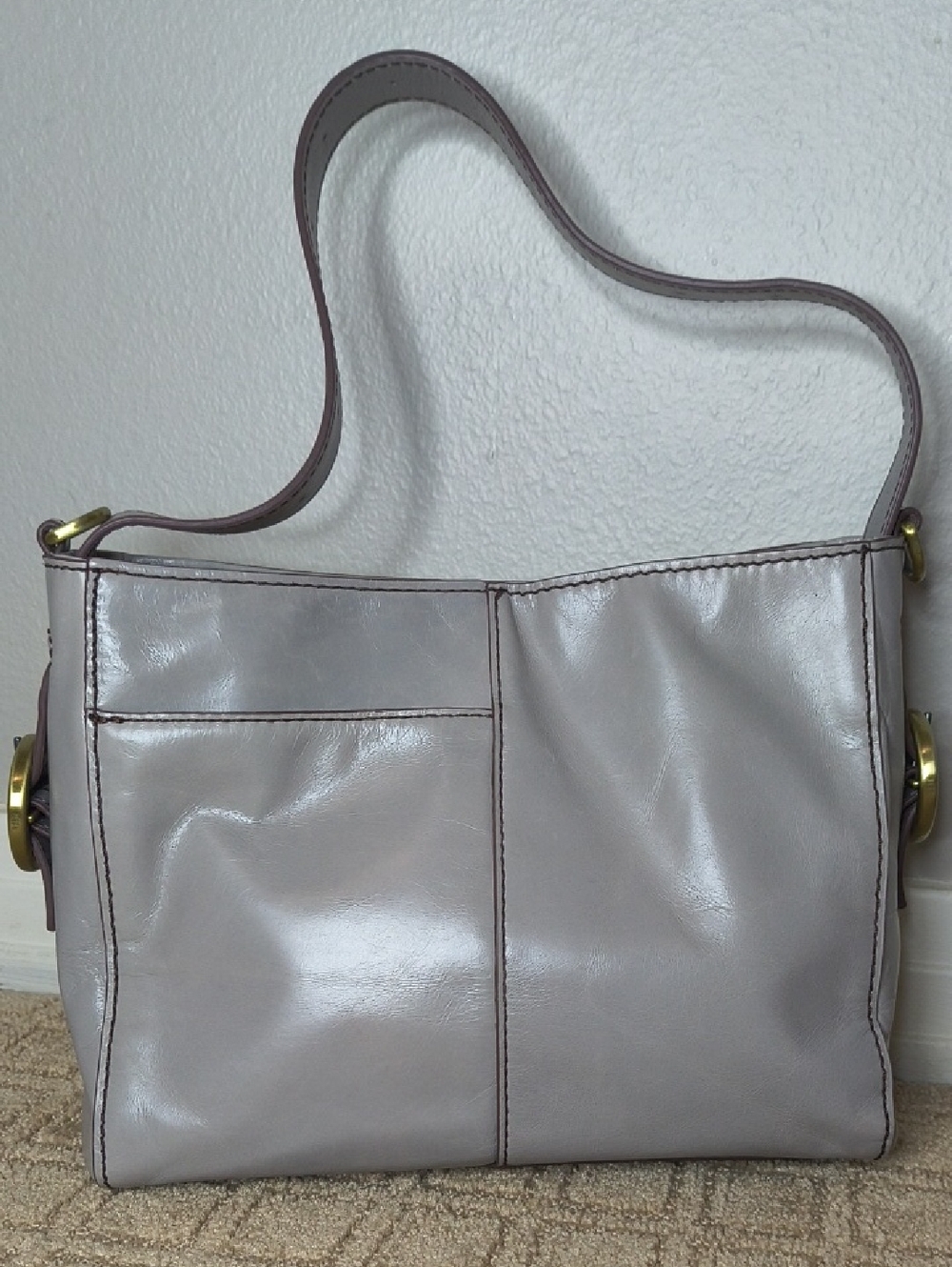 Hobo Render Shoulder Bag in Gray